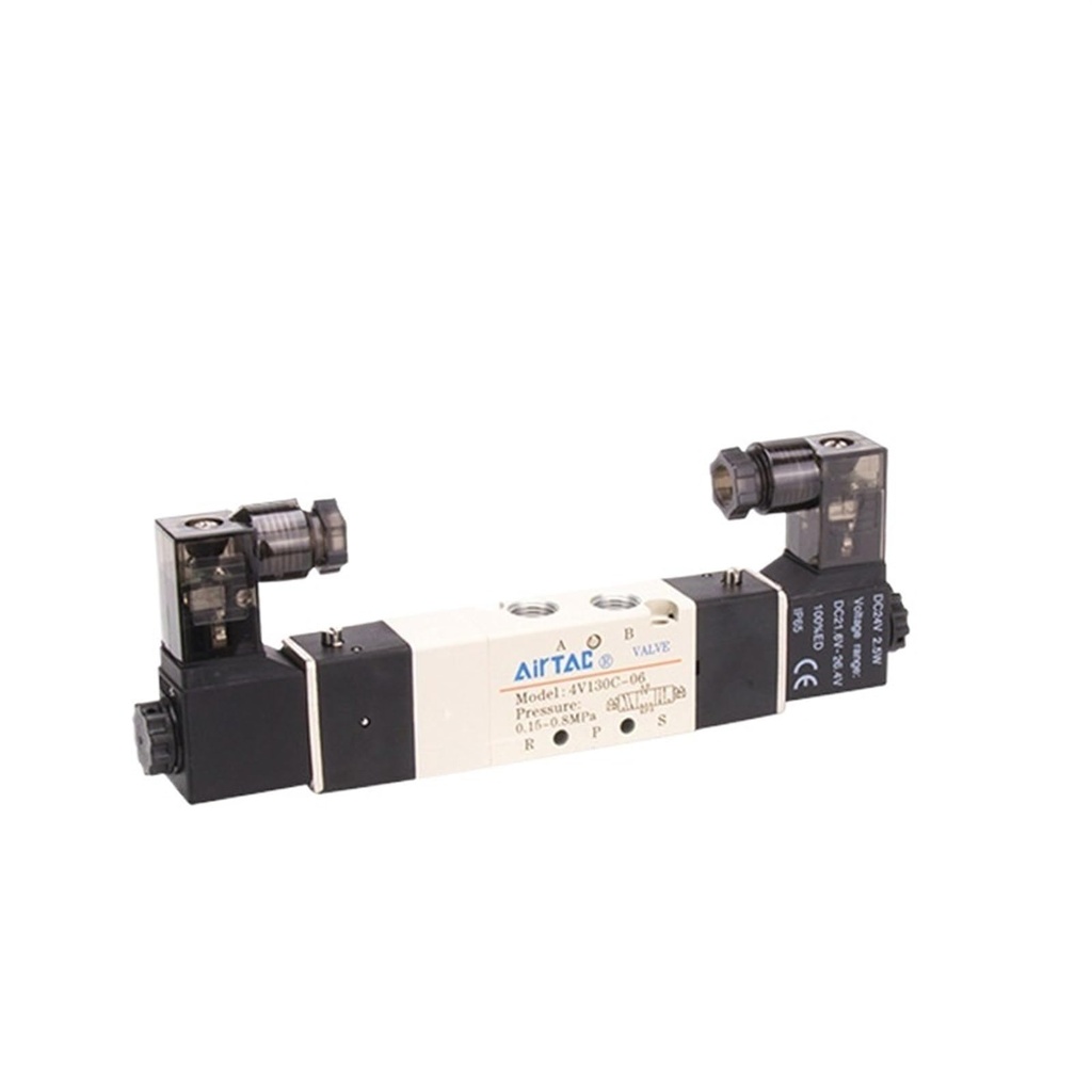 Pneumatic Valve (Solenoid) 5W3P 4V130E-06-B DC24V 1/8"