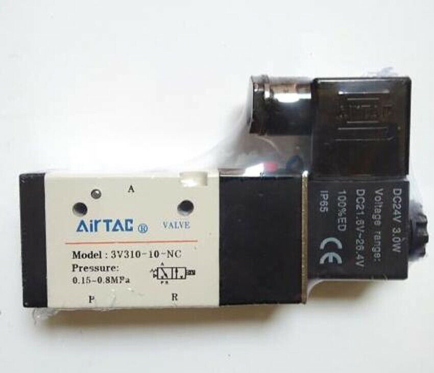 Pneumatic Valve (Solenoid) 5W2P 4V310-10-B DC24V 3/8"