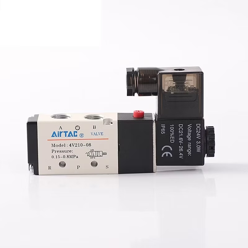 Pneumatic Valve (Solenoid) 5W2P 4V210-08-B DC24V 1/4"
