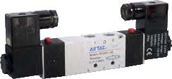 Pneumatic Valve (Solenoid) 5W2P 4V220-08-B DC24V 1/4"