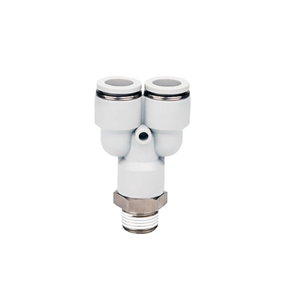 Pneumatic Threaded Y Fitting PYB803 8mm 3/8"