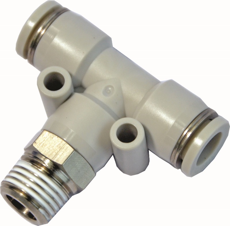 Pneumatic Threaded T Fitting PEB1203 12mm 3/8"