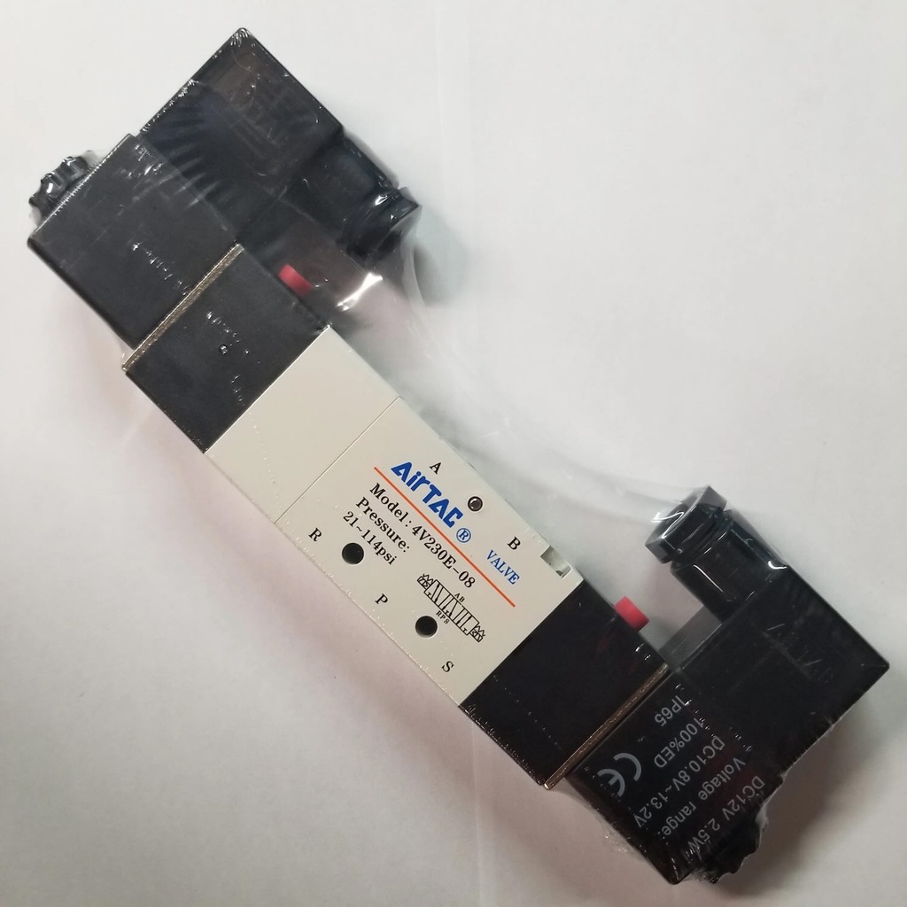 Pneumatic Valve (Solenoid) 5W3P 4V230C-08-A AC220V 1/4"