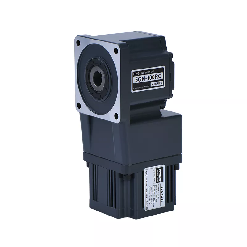 Gearbox 5GN for Micro AC motor -  Ratio 1:20 - Right Angle