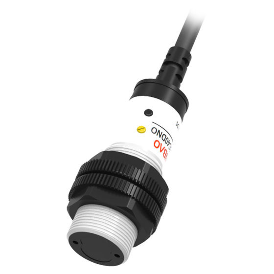 Diffuse Reflective Sensor, Plastic M18, 10cm Range, PNP, NO+NC, 24VDC 