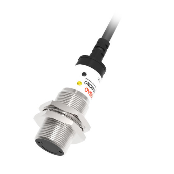 Background Suppression Sensor, Metal M18, 10cm Range, NPN, NO+NC, 24VDC 