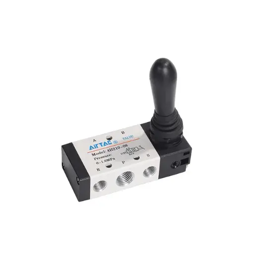 [4HA21008] Hand Lever valve(Spring return) 5W2P 4HA210-08 1/4"