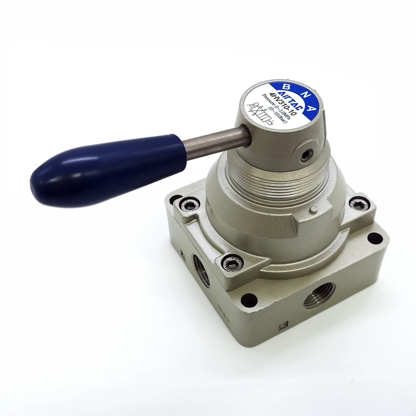 [4HV23008S] Hand Lever valve(Manual return) 4W2P 4HV230-08 1/4"