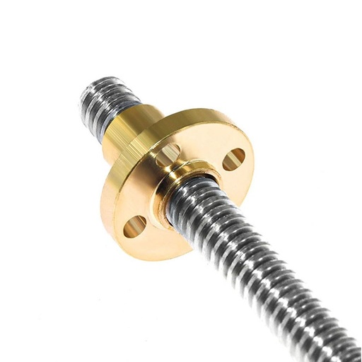 [T16x4-Nut] Lead Screw Nut - T16x4 - Brass - 16mm - 4mm Lead