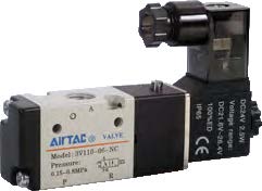 [3V11006NOB] Pneumatic Valve (Solenoid) 3W2P 3V110-06NO-B DC24V 1/8"