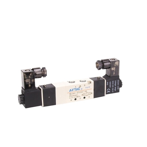 [4V130E06B] Pneumatic Valve (Solenoid) 5W3P 4V130E-06-B DC24V 1/8"